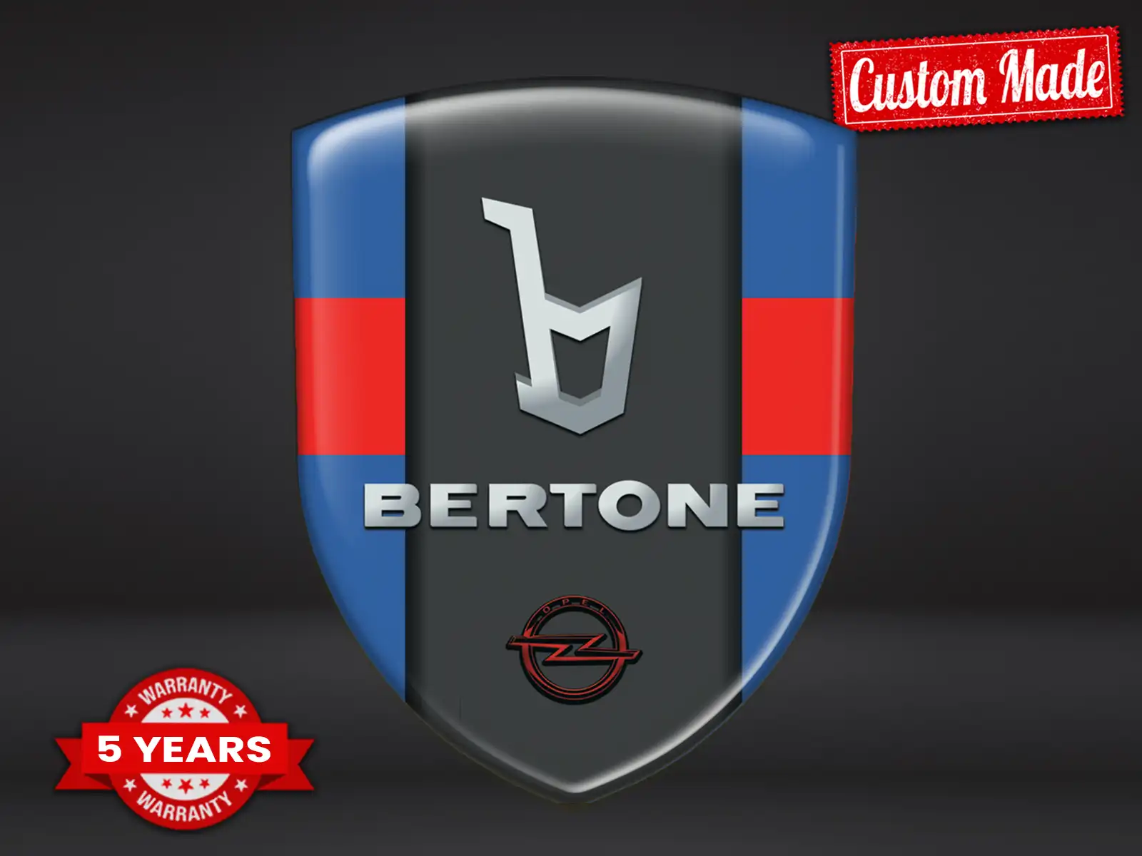 Bertone Impresión Parachoques Estilo Premium Personalizable